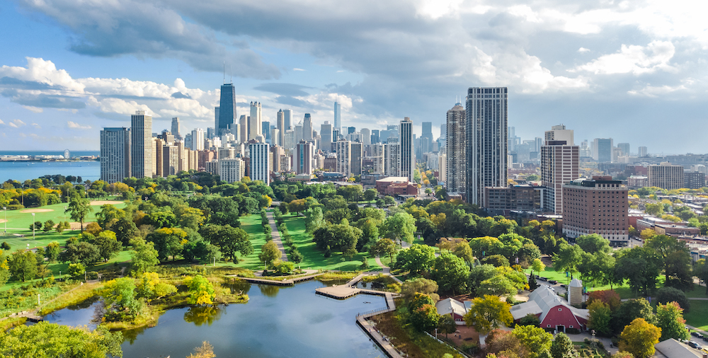 springtime in chicago